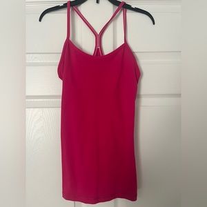 Pink Lululemon tank top